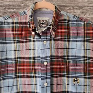 Cinch | Plaid Button‎ Down Western Long Sleeve Shirt Men’s Size S